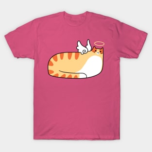 Chubby Angel Tabby Cat T-Shirt